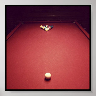 billiards poster
