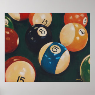 billiards poster