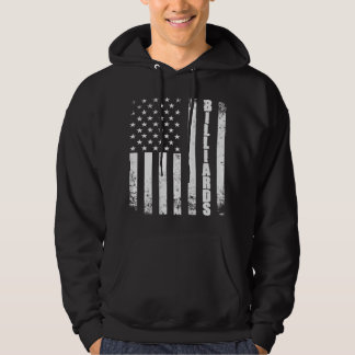 Billiards retro art cooler papa vintage art hoodie