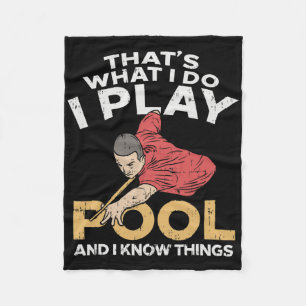 Billiards S1  Fleece Blanket