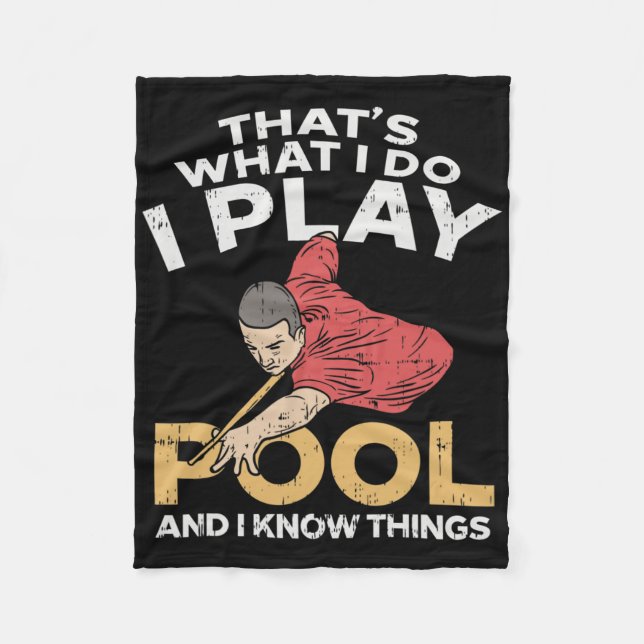 Billiards S1  Fleece Blanket (Front)