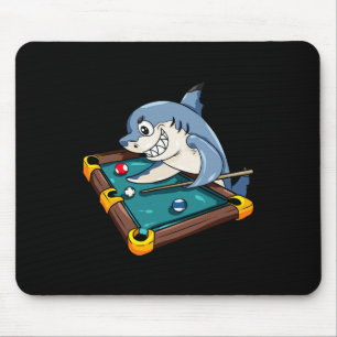 Billiards Shark Pool Snooker Player Gift Mouse Pad