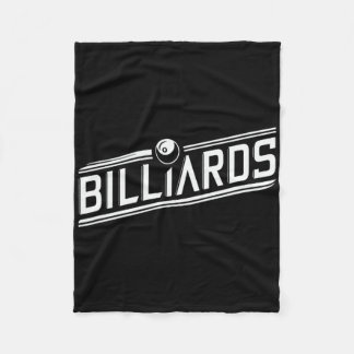 “billiards” - Sleek Angled Design Fleece Blanket