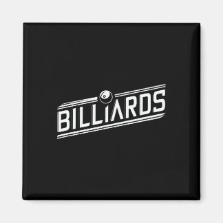 “billiards” - Sleek Angled Design Magnet