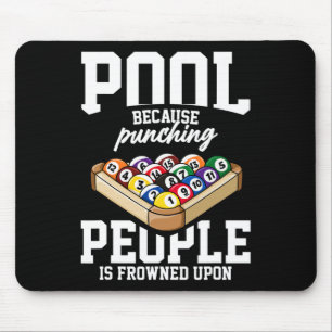 Billiards Snooker Pool Game Player Sports Competit Mouse Pad