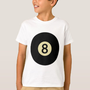 Billiards Snooker Pool Ll Number 8 Billiard Player T-Shirt
