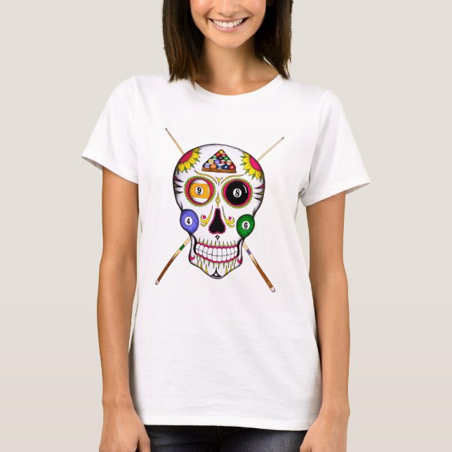 Billiard's Sugar Skull T-Shirt (Front)