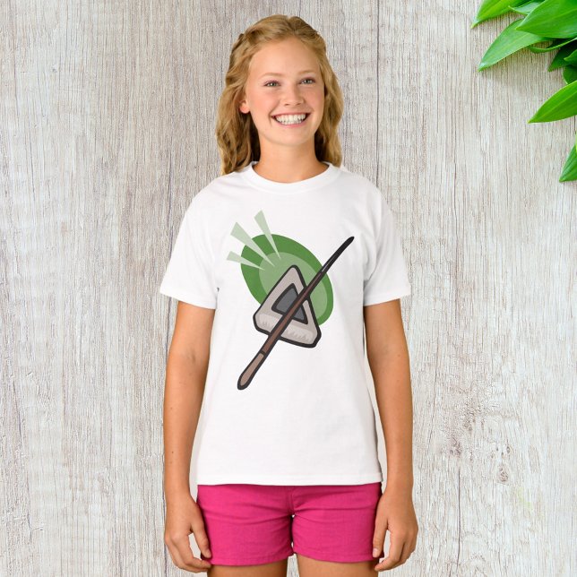 Billiards Triangle and Cue Stick T-Shirt (Creator Uploaded)