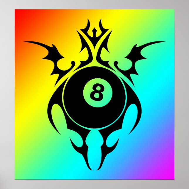 billiards : tribalz poster (Front)