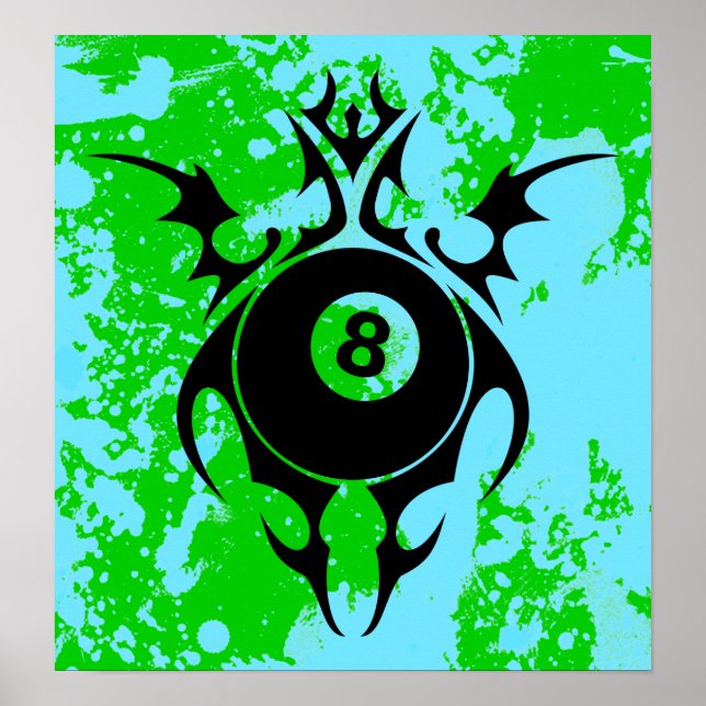 billiards : tribalz poster (Front)