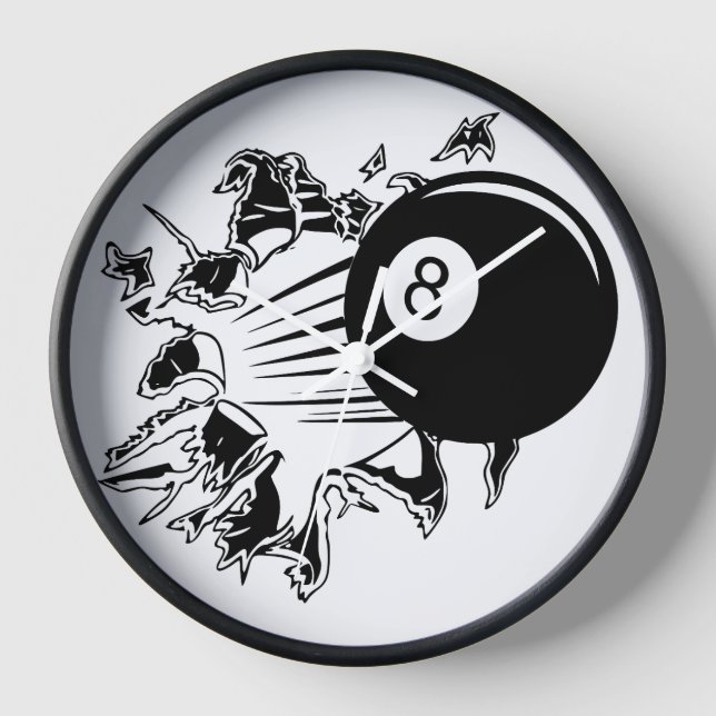 Billiards Wall Clock (Front)