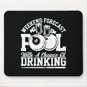 Billiards - Weekend Forecast Pool With A Chance Of Mouse Pad