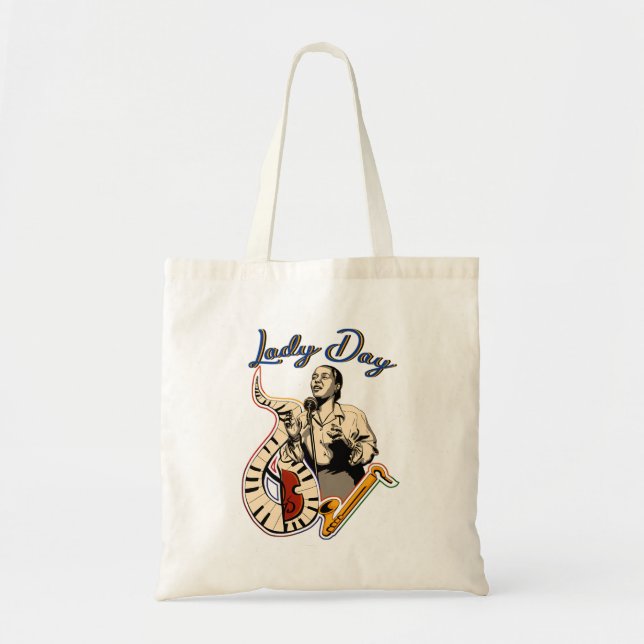 Billie Holiday Tote Bag (Front)