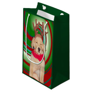 billie-the-golden-reindeer small gift bag