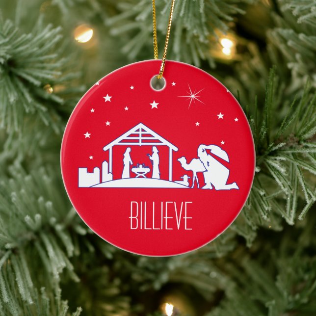 BILLIEVE CERAMIC ORNAMENT (Tree)