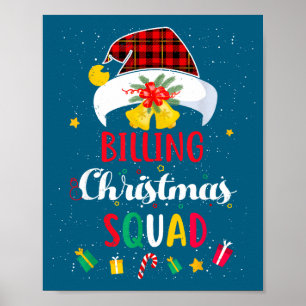 Billing Christmas Squad Santa Hat Billing Speciali Poster