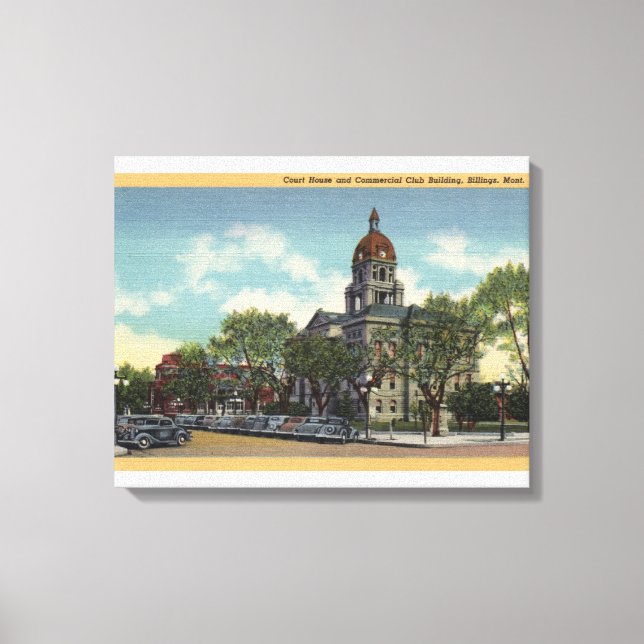 Billings, Montana Canvas Print (Front)