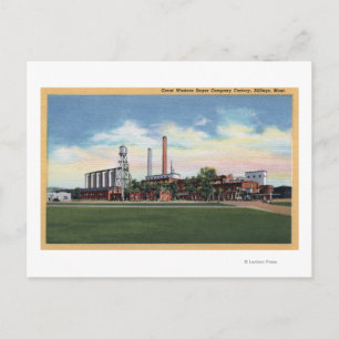 Billings, Montana - Great Western Sugar Company Postcard