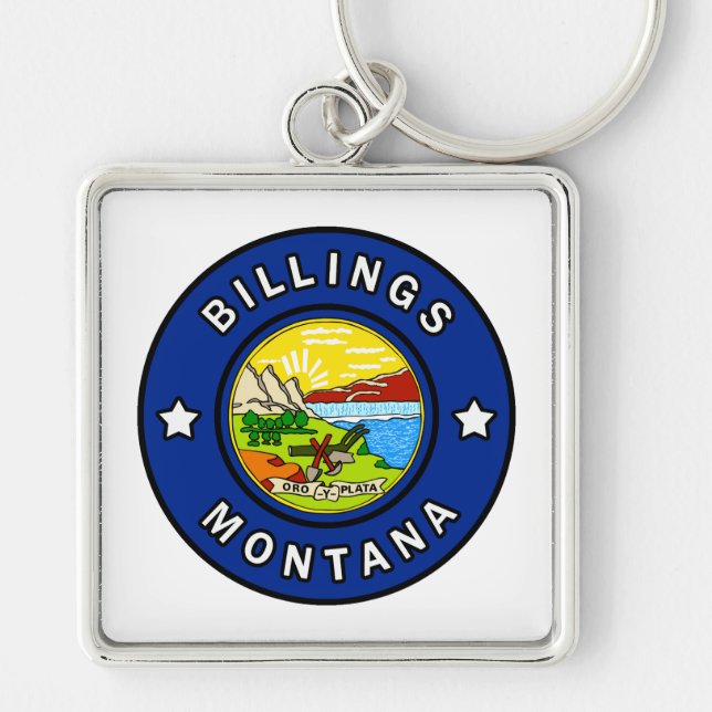 Billings Montana Keychain (Front)