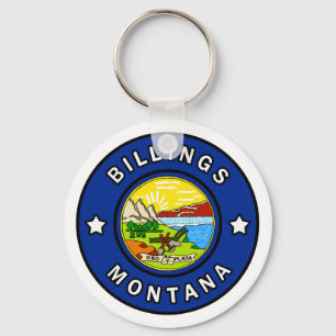 Billings Montana Keychain