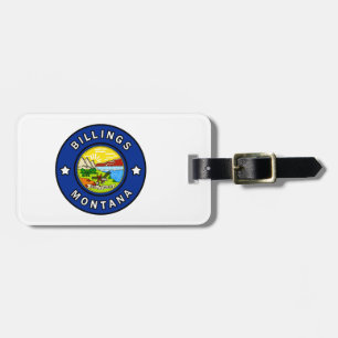 Billings Montana Luggage Tag