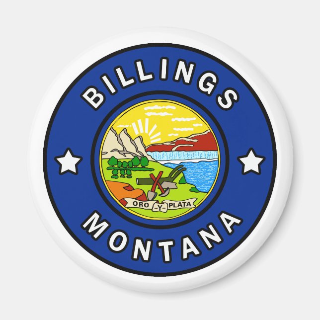 Billings Montana Magnet (Front)