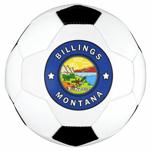Billings Montana Soccer Ball (Front)