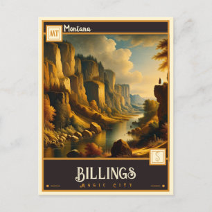 Billings, Montana Vintage Postcard