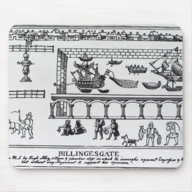 Billingsgate Market Mouse Pad (Front)