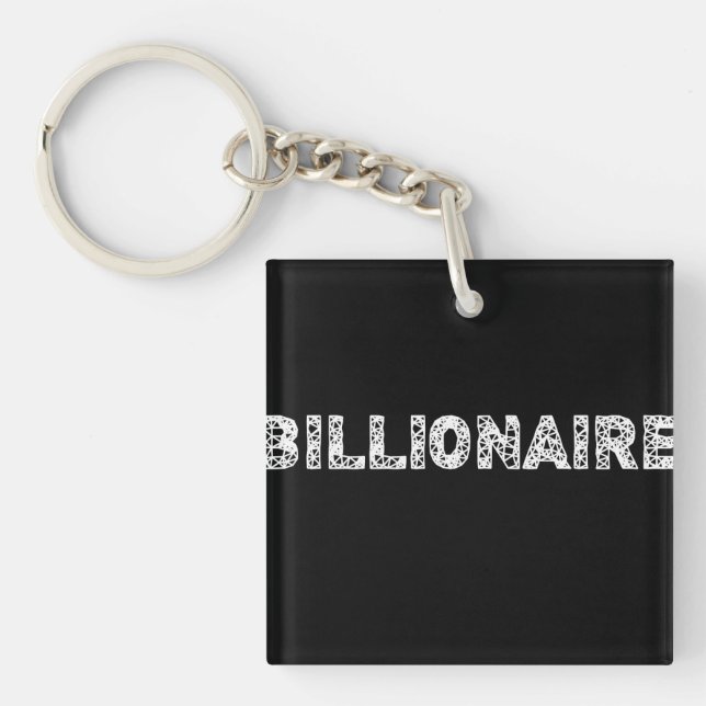 BILLIONAIRE - wowpeer Keychain (Front)