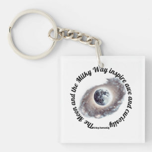 billions of stars, planets, and cosmic wonders keychain