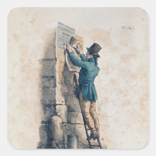 Billposter Square Sticker