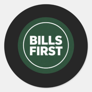Bills First Round Sticker