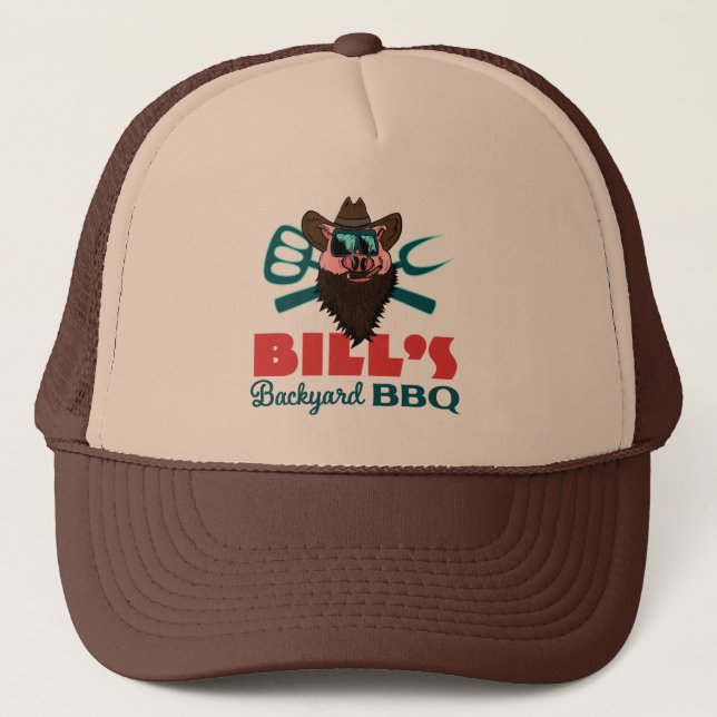 Bill's Jardin BBQ - Casquette de camion (Devant)