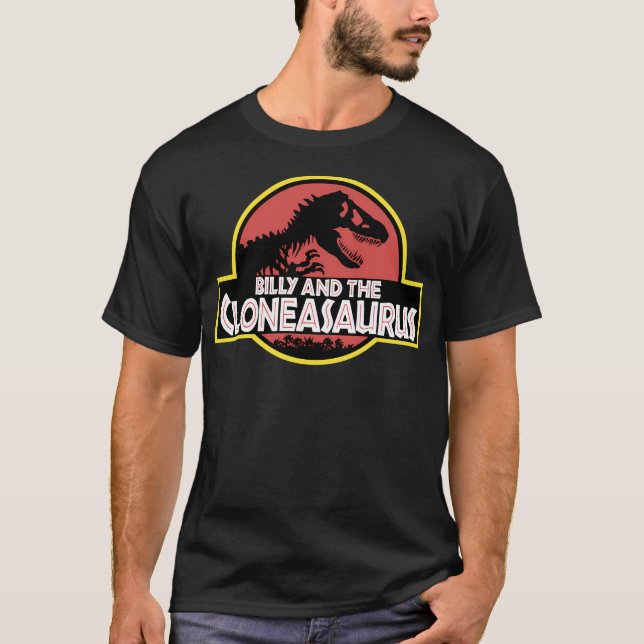 Billy And The Cloneasaurus T-Shirt (Front)