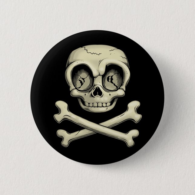 Billy Bones 2 Inch Round Button (Front)