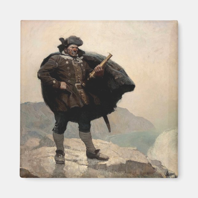 Billy Bones, Treasure Island by N. C. Wyeth Magnet (Front)