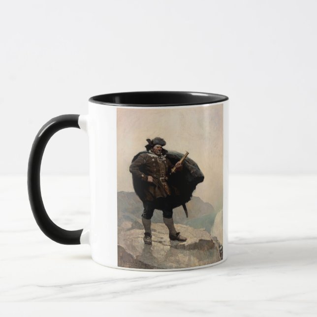 Billy Bones, Treasure Island by N. C. Wyeth Mug (Left)