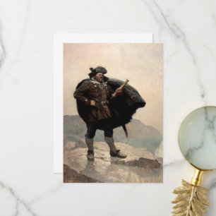 Billy Bones, Treasure Island by N. C. Wyeth Thank You Card
