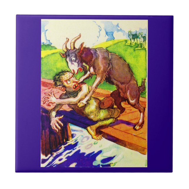 billy goat gruff and troll tile (Front)