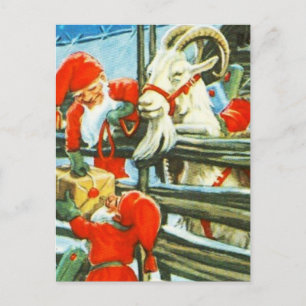 “Billy Goat Helper” by Jenny Nystrom Postcard