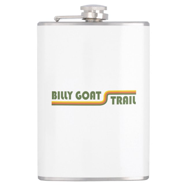 Billy Goat Trail Maryland Hip Flask (Front)