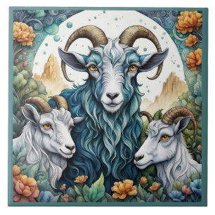 Billy Goats Gruff  Tile