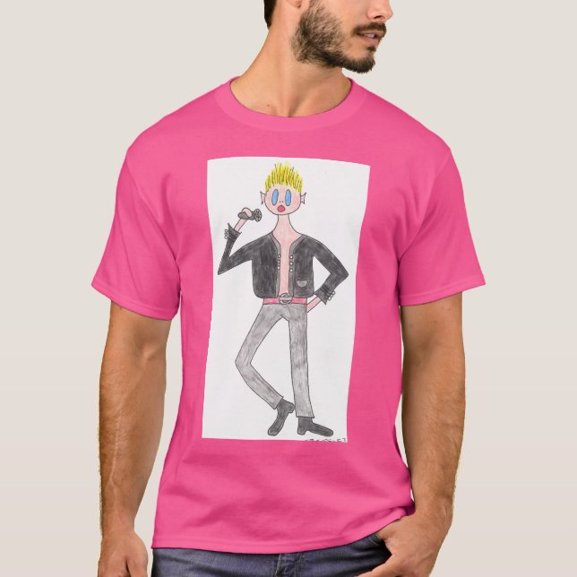 Billy Idol Singer T-Shirt (Front)