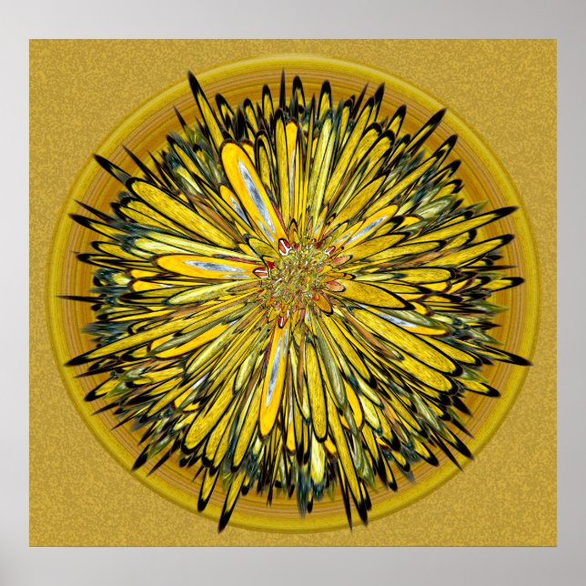Billy Jean -- Floral Disc Poster (Front)