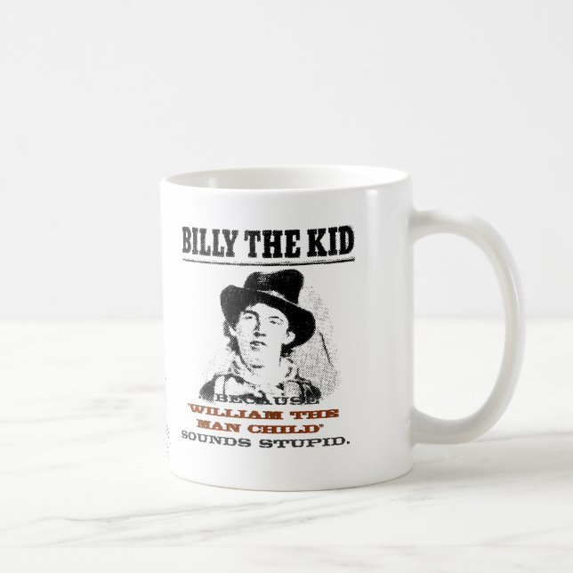 Billy la tasse de café drôle d'enfant (Droite)