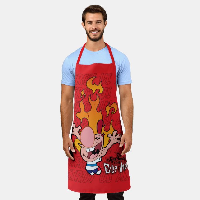 Billy & Mandy - Destroy Us All Apron (Worn)