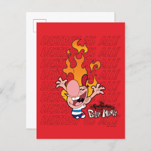 Billy & Mandy - Destroy Us All Postcard