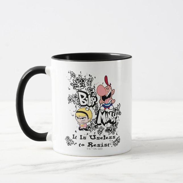 Billy & Mandy - Useless to Resist Mug (Left)