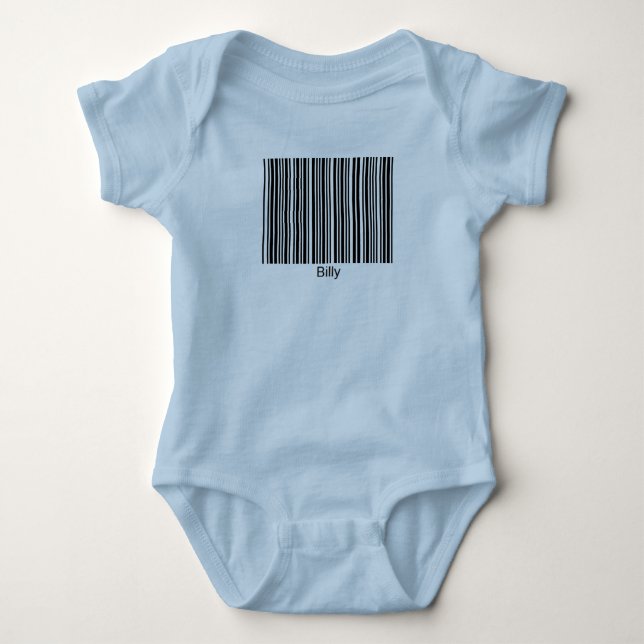 Billy Personalized Functional Barcode Tee (Front)